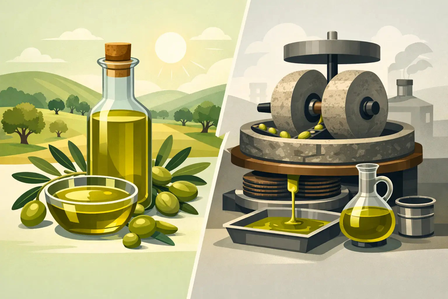 Extra Virgin Olive Oil vs First Cold Pressed