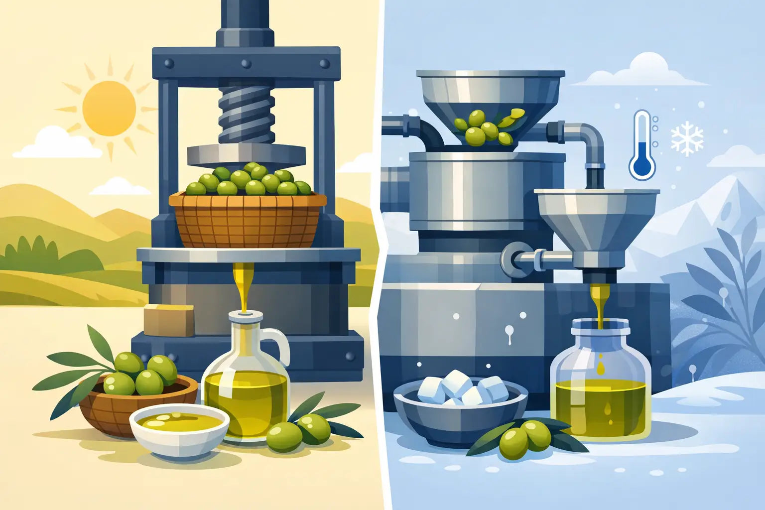 Fresh Pressed vs Cold Pressed Olive Oil