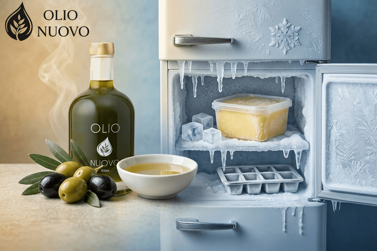 Can you freeze olive oil — fresh olio nuovo bottles in kitchen storage guide