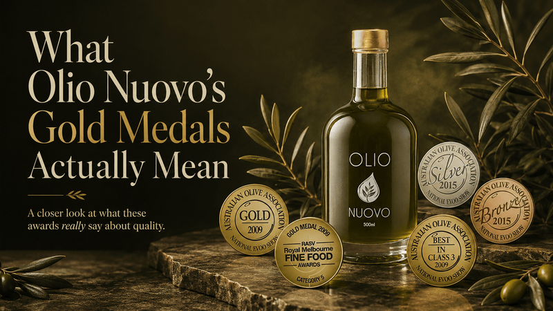 What Olio Nuovo's Gold Medals Actually Mean