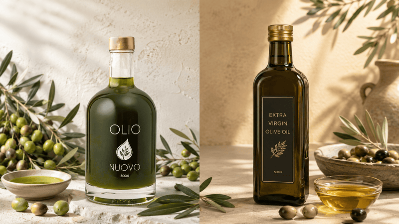 Olio Nuovo vs. Extra Virgin Olive Oil