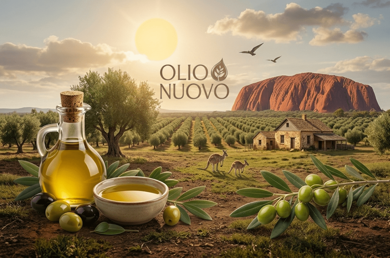 First harvest olive oil from Australian grove — Olio Nuovo Macedon Ranges Victoria