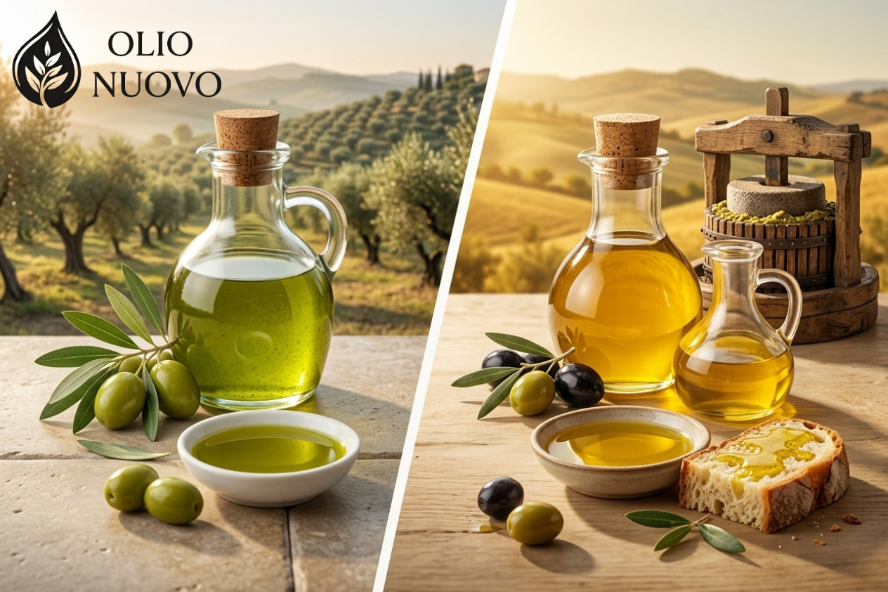 Olio Nuovo vs Extra Virgin: What Changes?