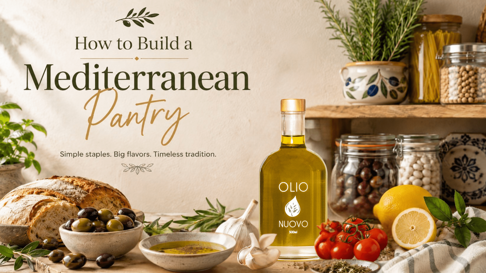 How to Build a Mediterranean Pantry
