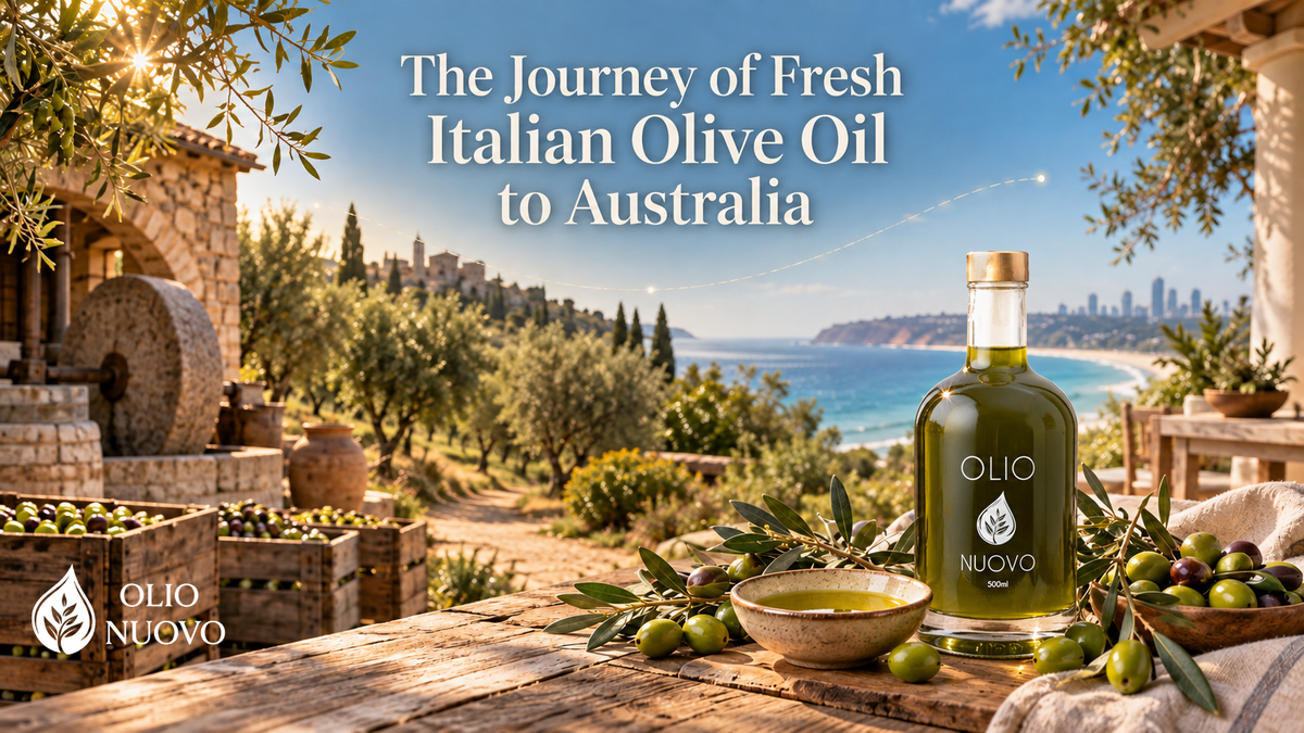 The Journey of Fresh Italian Olive Oil