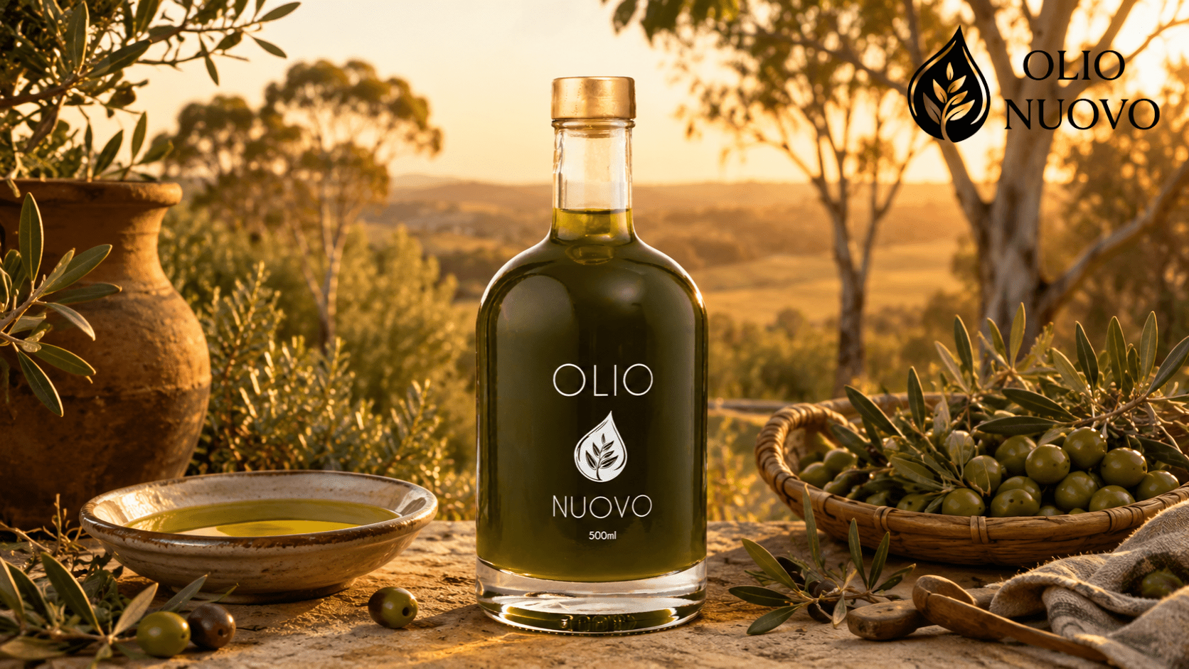 Ancient olive grove representing the historical roots of olive oil production